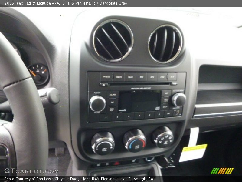 Billet Silver Metallic / Dark Slate Gray 2015 Jeep Patriot Latitude 4x4