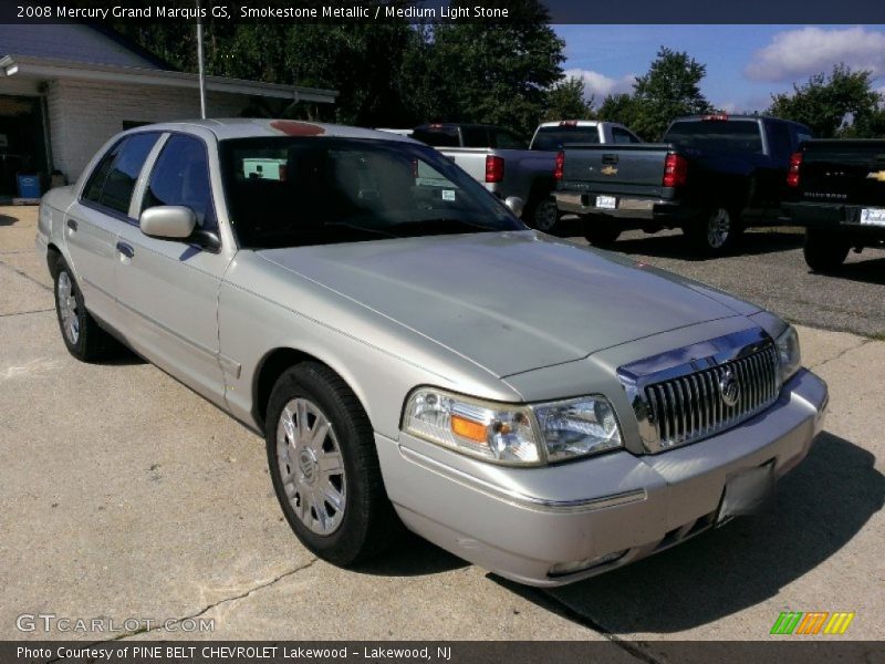 Smokestone Metallic / Medium Light Stone 2008 Mercury Grand Marquis GS