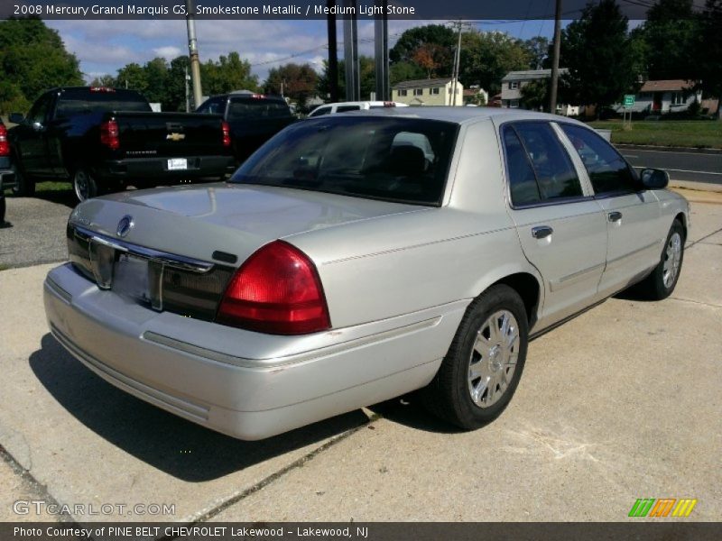 Smokestone Metallic / Medium Light Stone 2008 Mercury Grand Marquis GS