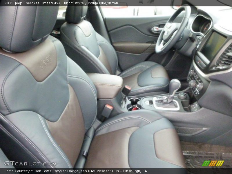 Front Seat of 2015 Cherokee Limited 4x4