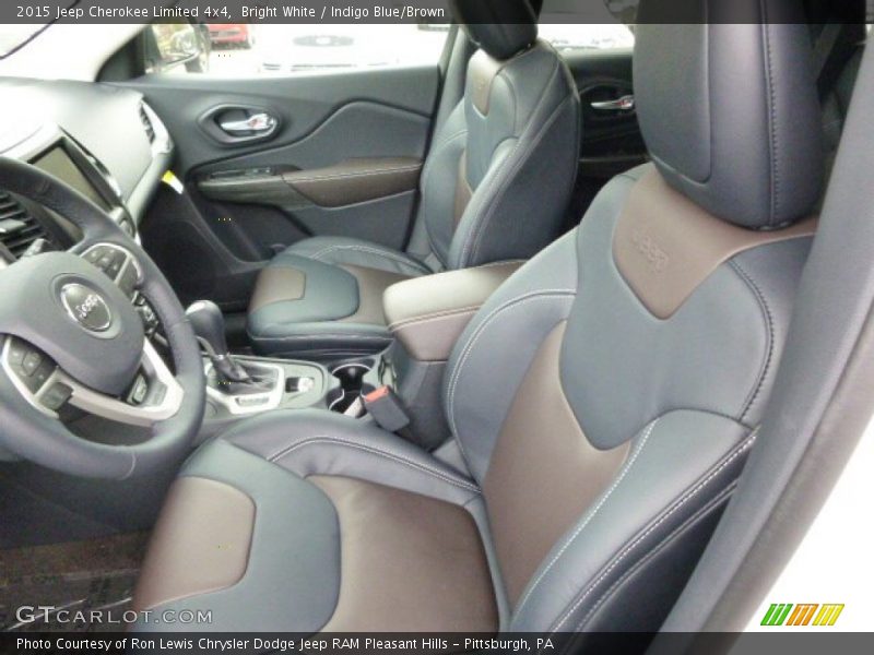 Front Seat of 2015 Cherokee Limited 4x4