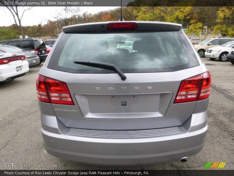 Billet Silver Metallic / Black 2015 Dodge Journey SE