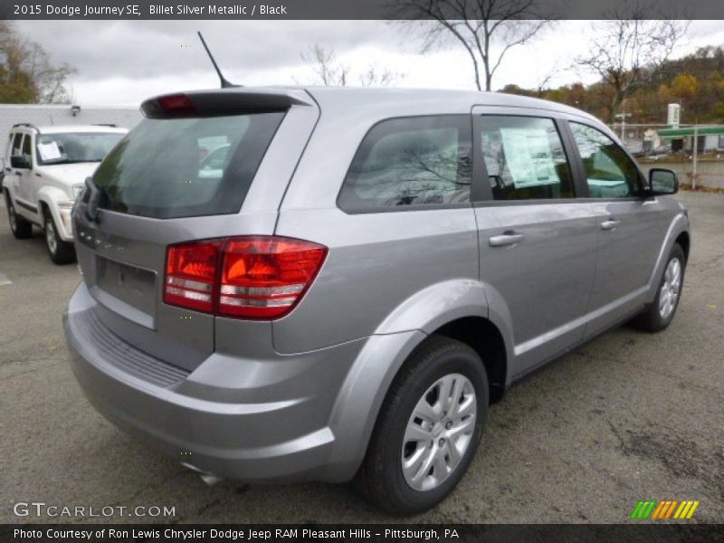 Billet Silver Metallic / Black 2015 Dodge Journey SE
