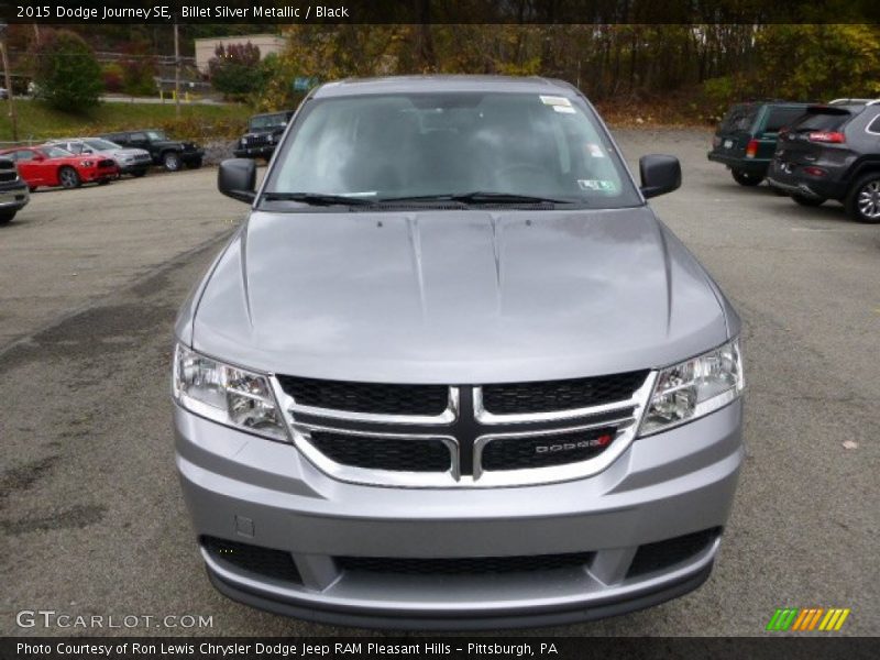 Billet Silver Metallic / Black 2015 Dodge Journey SE