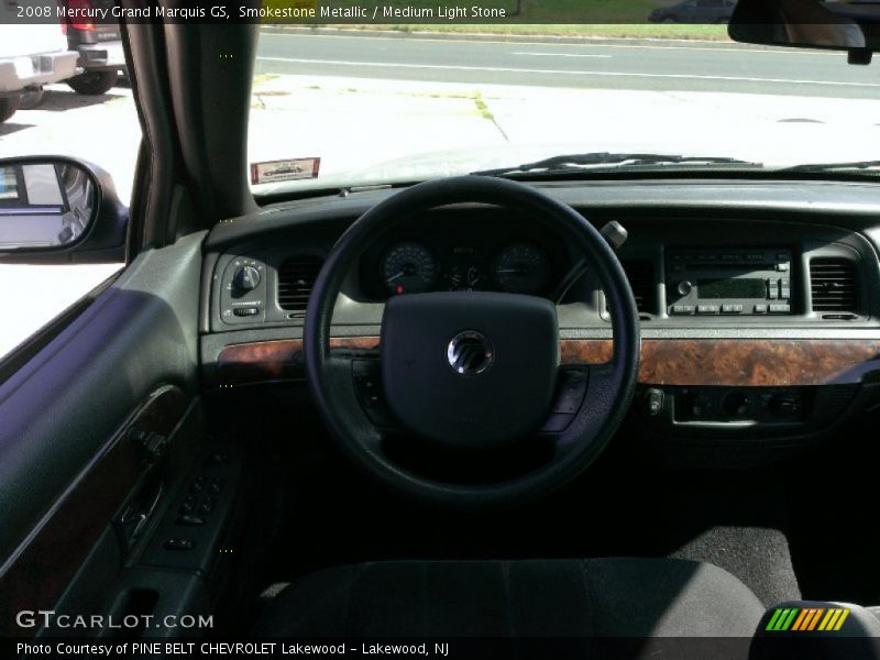 Smokestone Metallic / Medium Light Stone 2008 Mercury Grand Marquis GS