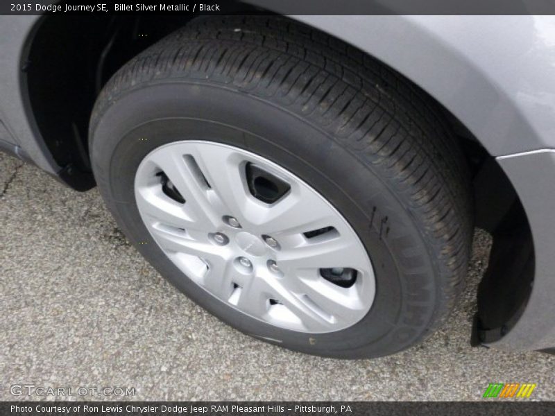 Billet Silver Metallic / Black 2015 Dodge Journey SE