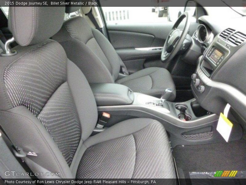 Billet Silver Metallic / Black 2015 Dodge Journey SE