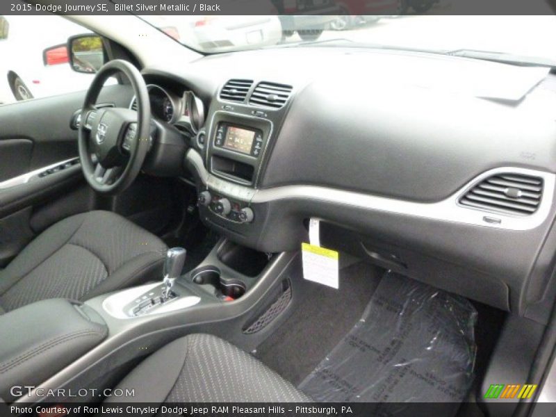 Billet Silver Metallic / Black 2015 Dodge Journey SE