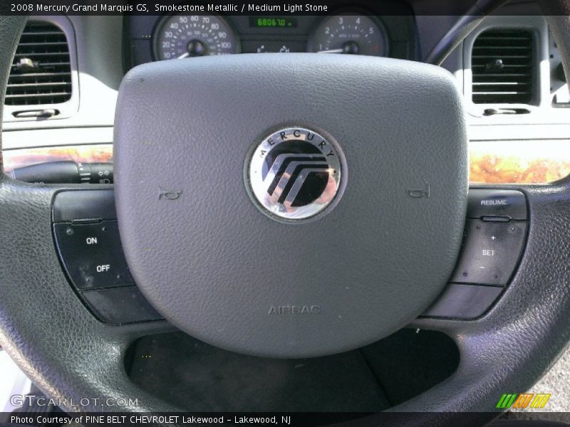 Smokestone Metallic / Medium Light Stone 2008 Mercury Grand Marquis GS