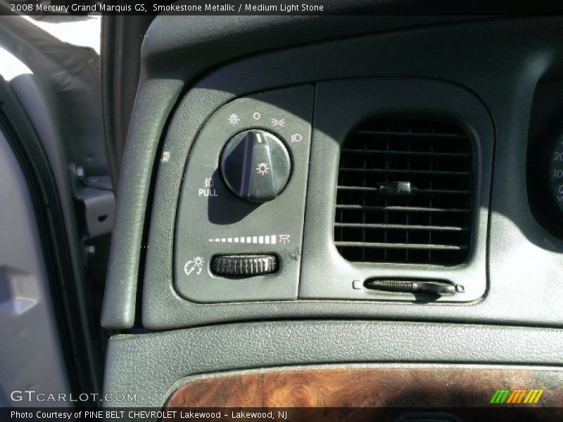 Smokestone Metallic / Medium Light Stone 2008 Mercury Grand Marquis GS