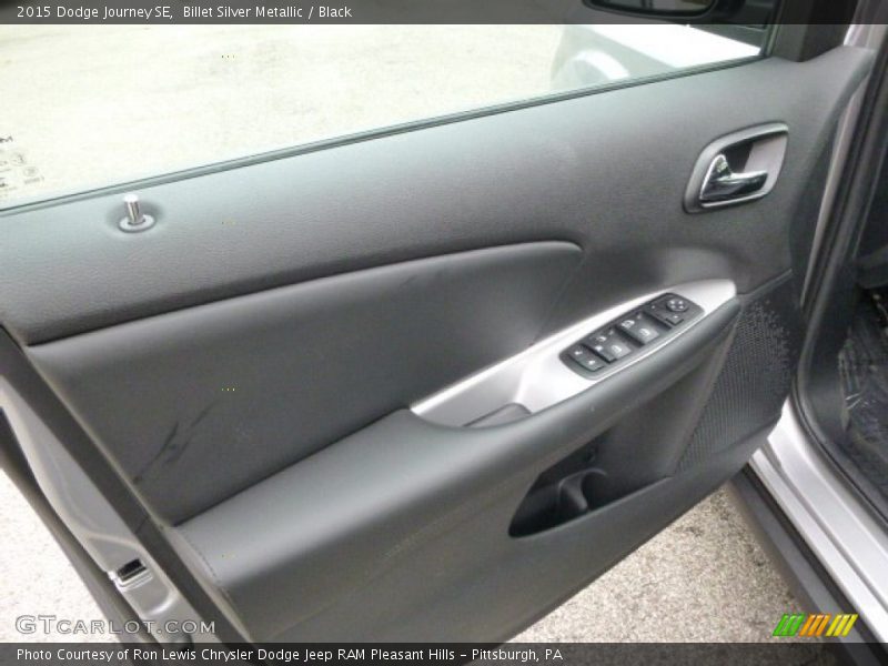 Billet Silver Metallic / Black 2015 Dodge Journey SE
