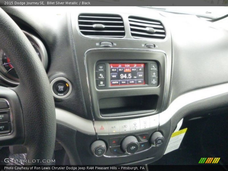 Billet Silver Metallic / Black 2015 Dodge Journey SE
