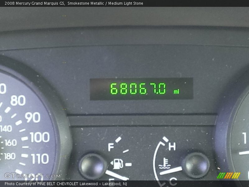 Smokestone Metallic / Medium Light Stone 2008 Mercury Grand Marquis GS