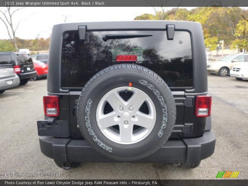 Black / Black 2015 Jeep Wrangler Unlimited Sport 4x4