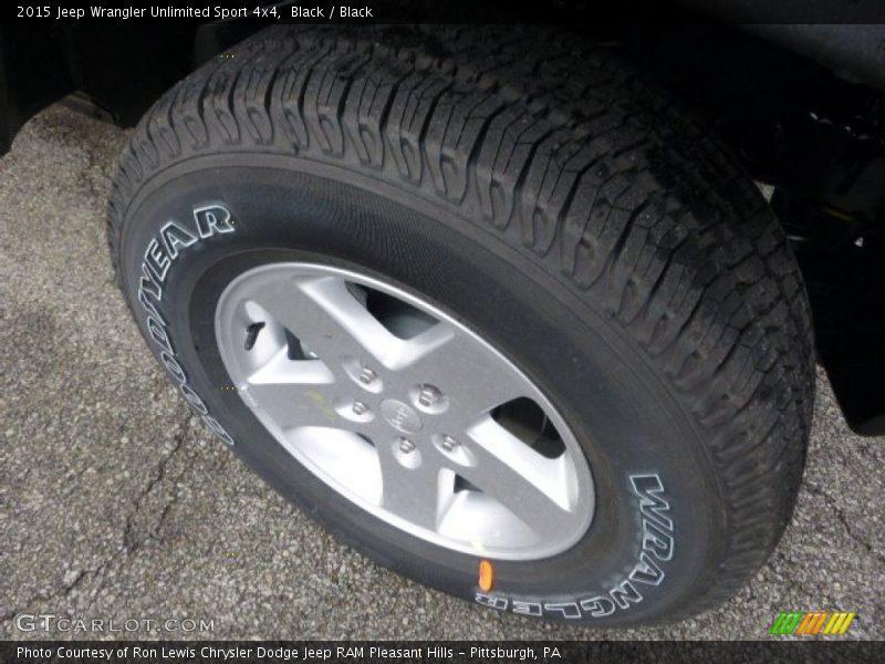 Black / Black 2015 Jeep Wrangler Unlimited Sport 4x4