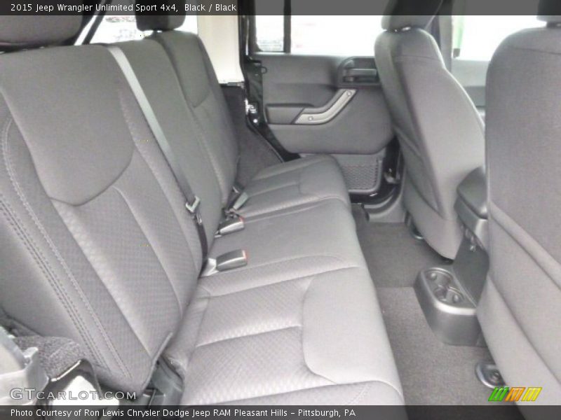 Black / Black 2015 Jeep Wrangler Unlimited Sport 4x4