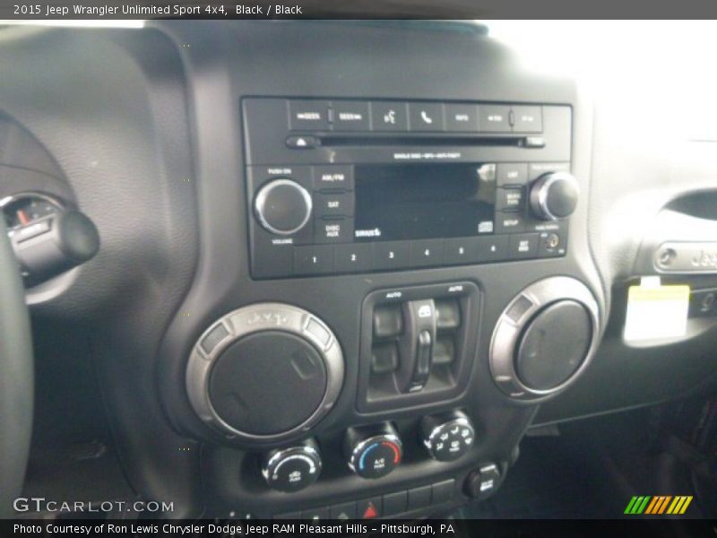 Black / Black 2015 Jeep Wrangler Unlimited Sport 4x4