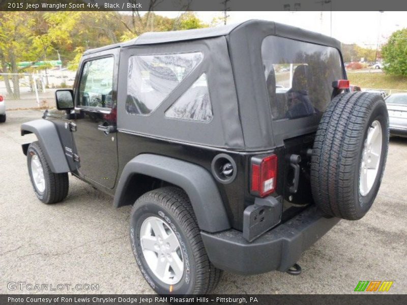 Black / Black 2015 Jeep Wrangler Sport 4x4