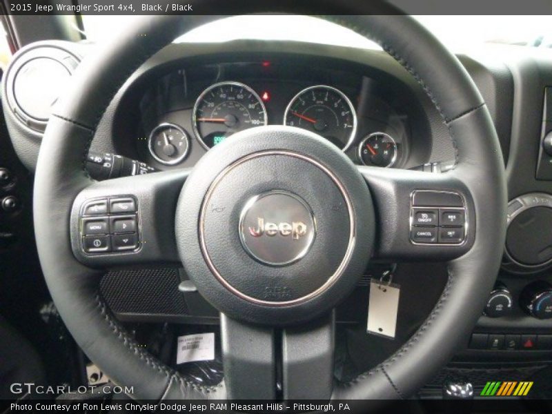 Black / Black 2015 Jeep Wrangler Sport 4x4