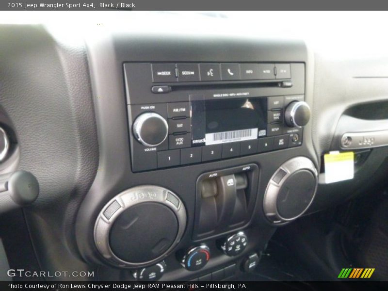 Black / Black 2015 Jeep Wrangler Sport 4x4