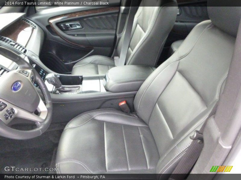 White Platinum / Charcoal Black 2014 Ford Taurus Limited