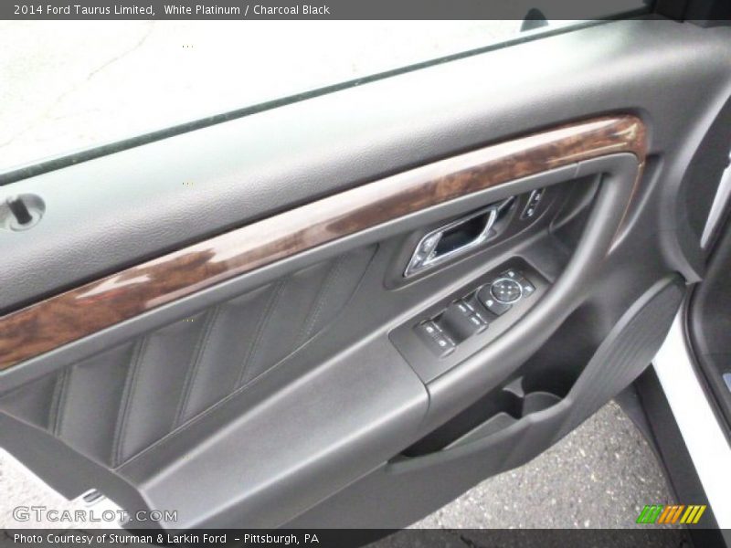 White Platinum / Charcoal Black 2014 Ford Taurus Limited