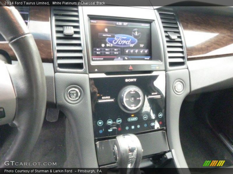 White Platinum / Charcoal Black 2014 Ford Taurus Limited
