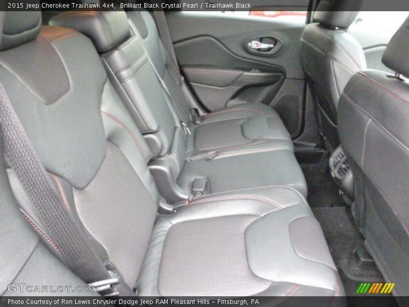 Brilliant Black Crystal Pearl / Trailhawk Black 2015 Jeep Cherokee Trailhawk 4x4