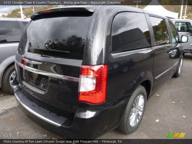 Mocha Java Pearl / Black/Light Graystone 2015 Chrysler Town & Country Touring-L