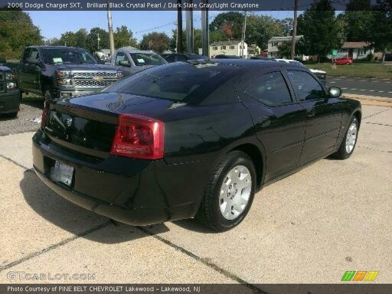 Brilliant Black Crystal Pearl / Dark Slate Gray/Light Graystone 2006 Dodge Charger SXT