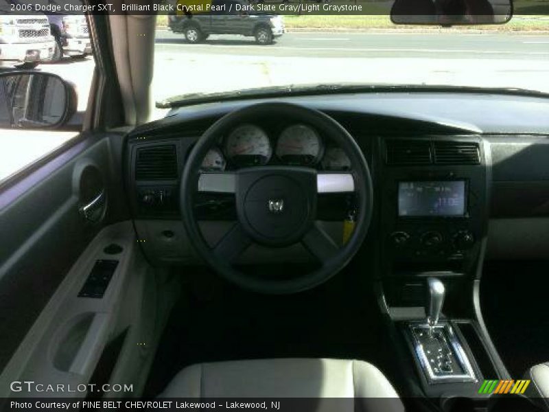 Brilliant Black Crystal Pearl / Dark Slate Gray/Light Graystone 2006 Dodge Charger SXT