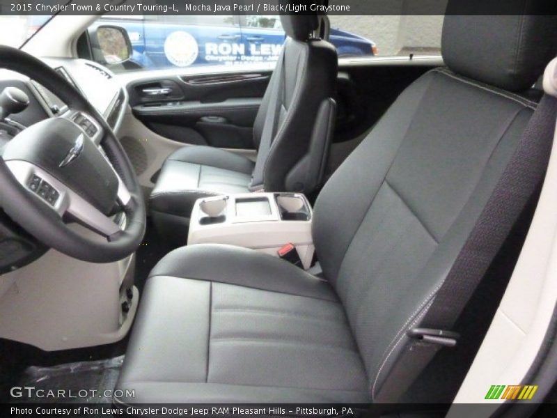 Mocha Java Pearl / Black/Light Graystone 2015 Chrysler Town & Country Touring-L