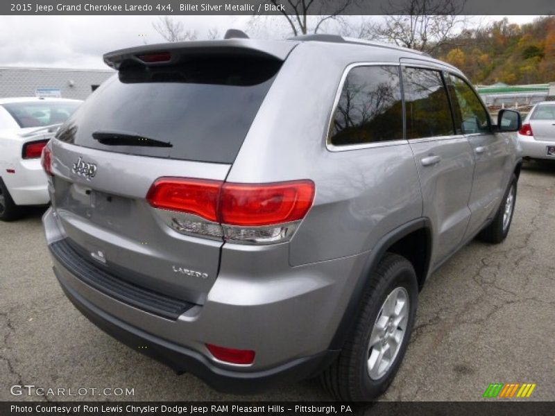 Billet Silver Metallic / Black 2015 Jeep Grand Cherokee Laredo 4x4