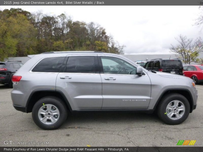 Billet Silver Metallic / Black 2015 Jeep Grand Cherokee Laredo 4x4