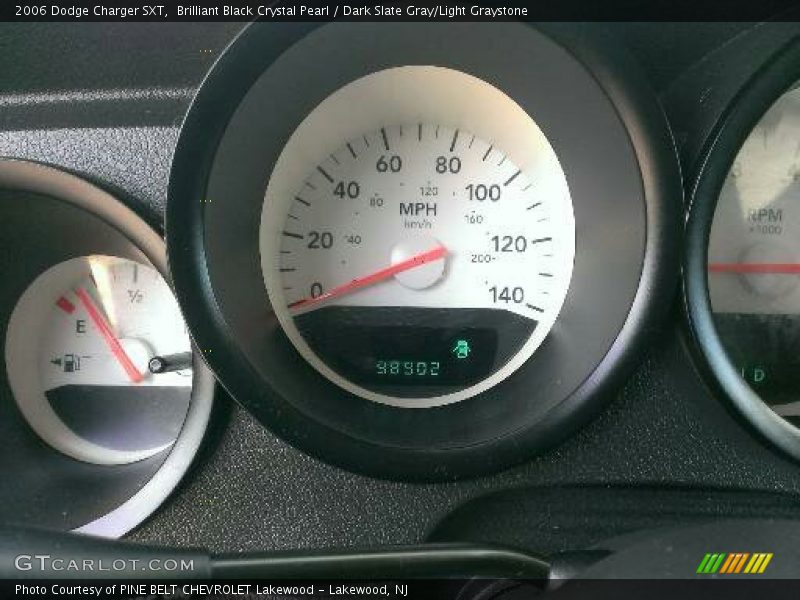 Brilliant Black Crystal Pearl / Dark Slate Gray/Light Graystone 2006 Dodge Charger SXT