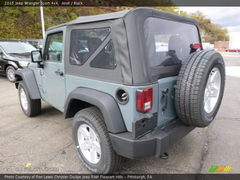 Anvil / Black 2015 Jeep Wrangler Sport 4x4