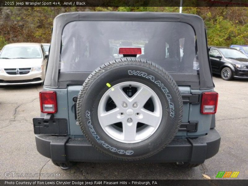 Anvil / Black 2015 Jeep Wrangler Sport 4x4