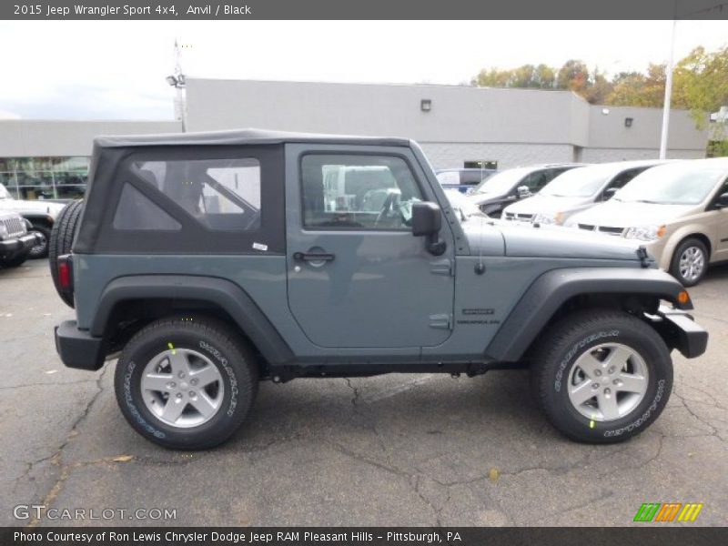 Anvil / Black 2015 Jeep Wrangler Sport 4x4