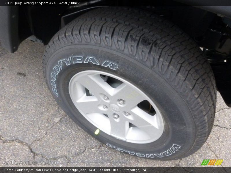 Anvil / Black 2015 Jeep Wrangler Sport 4x4