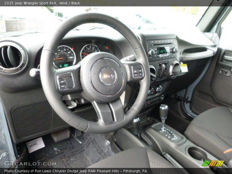 Anvil / Black 2015 Jeep Wrangler Sport 4x4