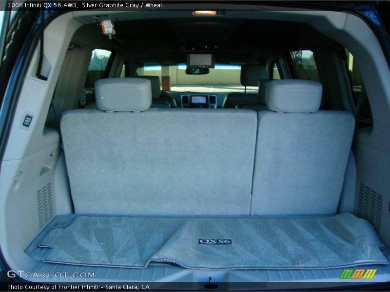 Silver Graphite Gray / Wheat 2008 Infiniti QX 56 4WD