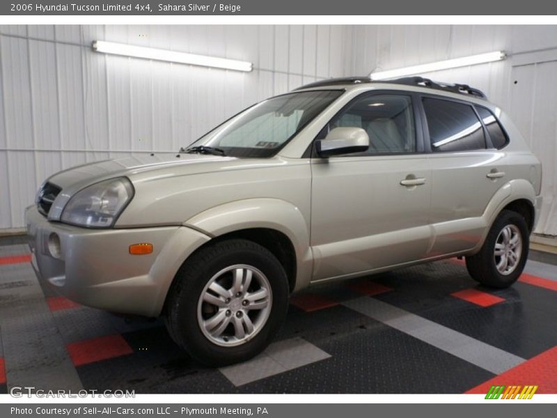 Sahara Silver / Beige 2006 Hyundai Tucson Limited 4x4