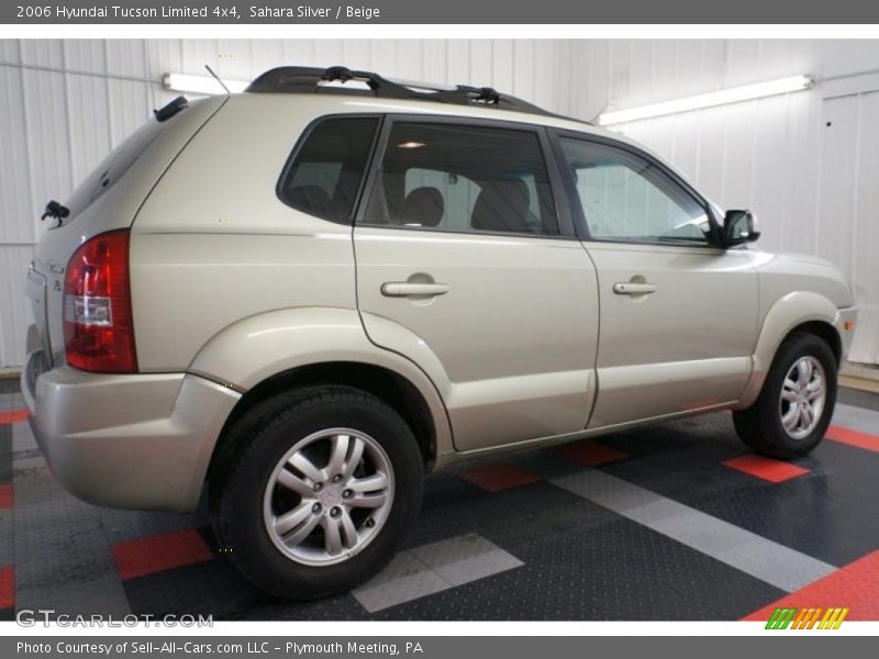 Sahara Silver / Beige 2006 Hyundai Tucson Limited 4x4