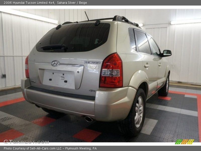 Sahara Silver / Beige 2006 Hyundai Tucson Limited 4x4