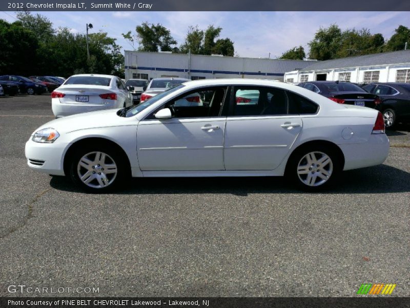Summit White / Gray 2012 Chevrolet Impala LT