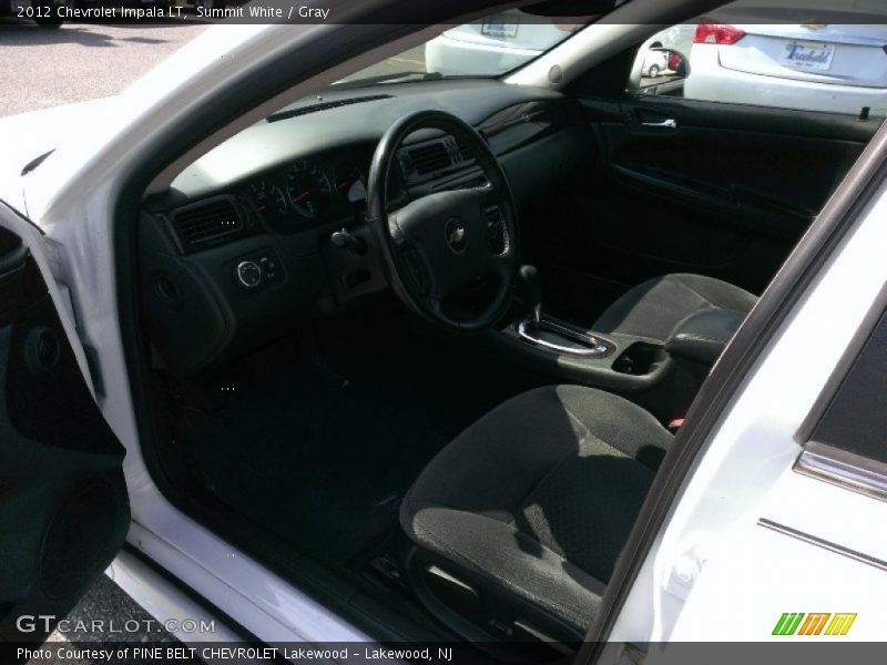 Summit White / Gray 2012 Chevrolet Impala LT