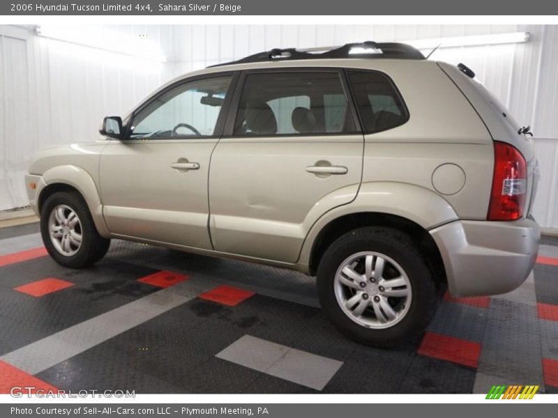 Sahara Silver / Beige 2006 Hyundai Tucson Limited 4x4