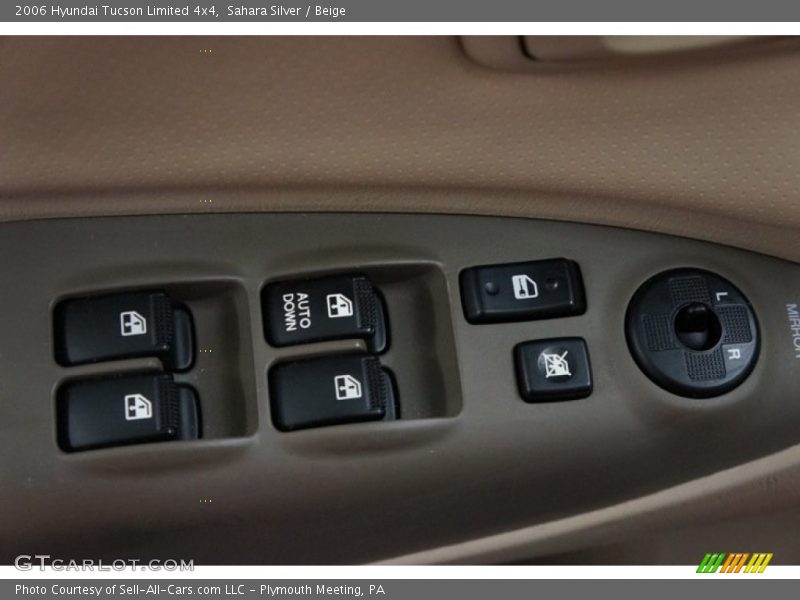 Sahara Silver / Beige 2006 Hyundai Tucson Limited 4x4