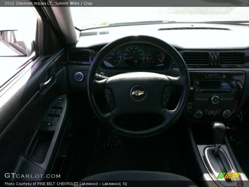 Summit White / Gray 2012 Chevrolet Impala LT