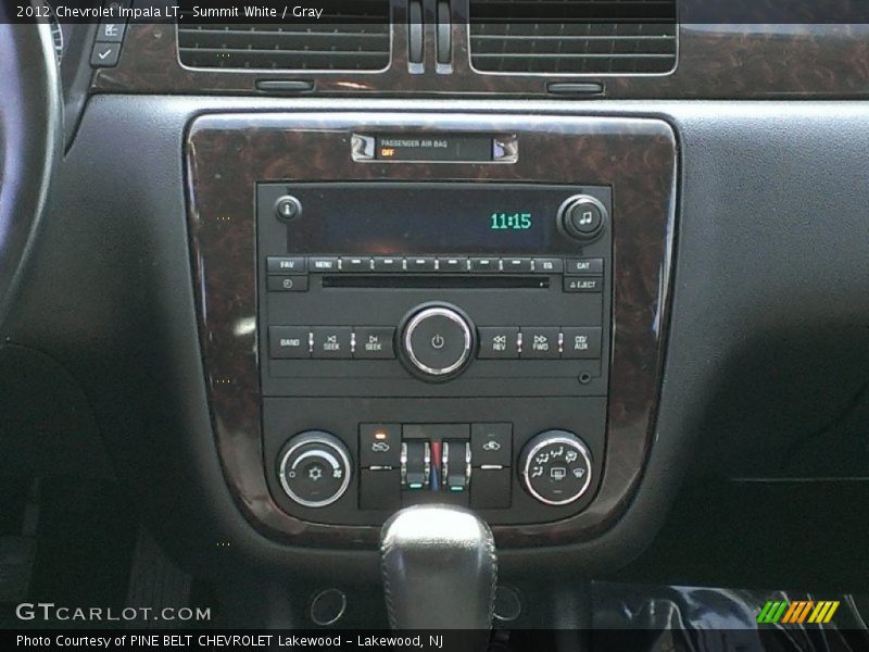 Summit White / Gray 2012 Chevrolet Impala LT
